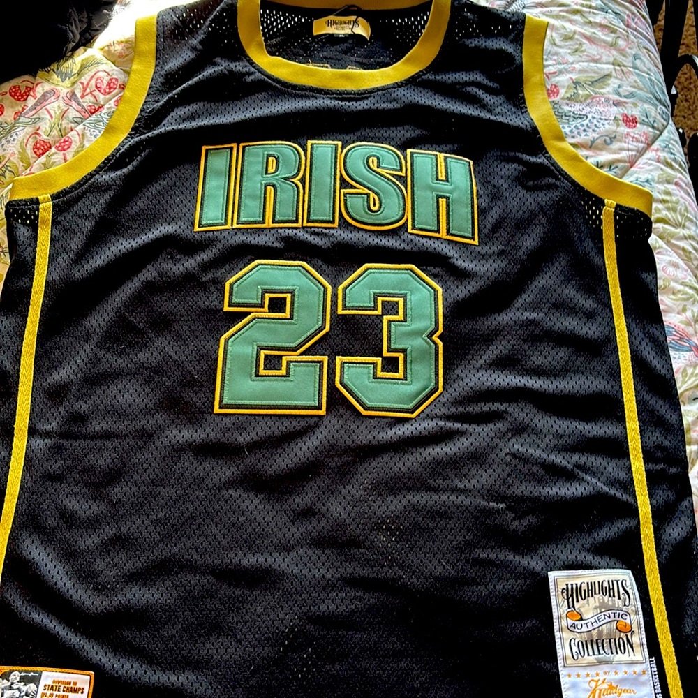 The LeBron James high school jersey
